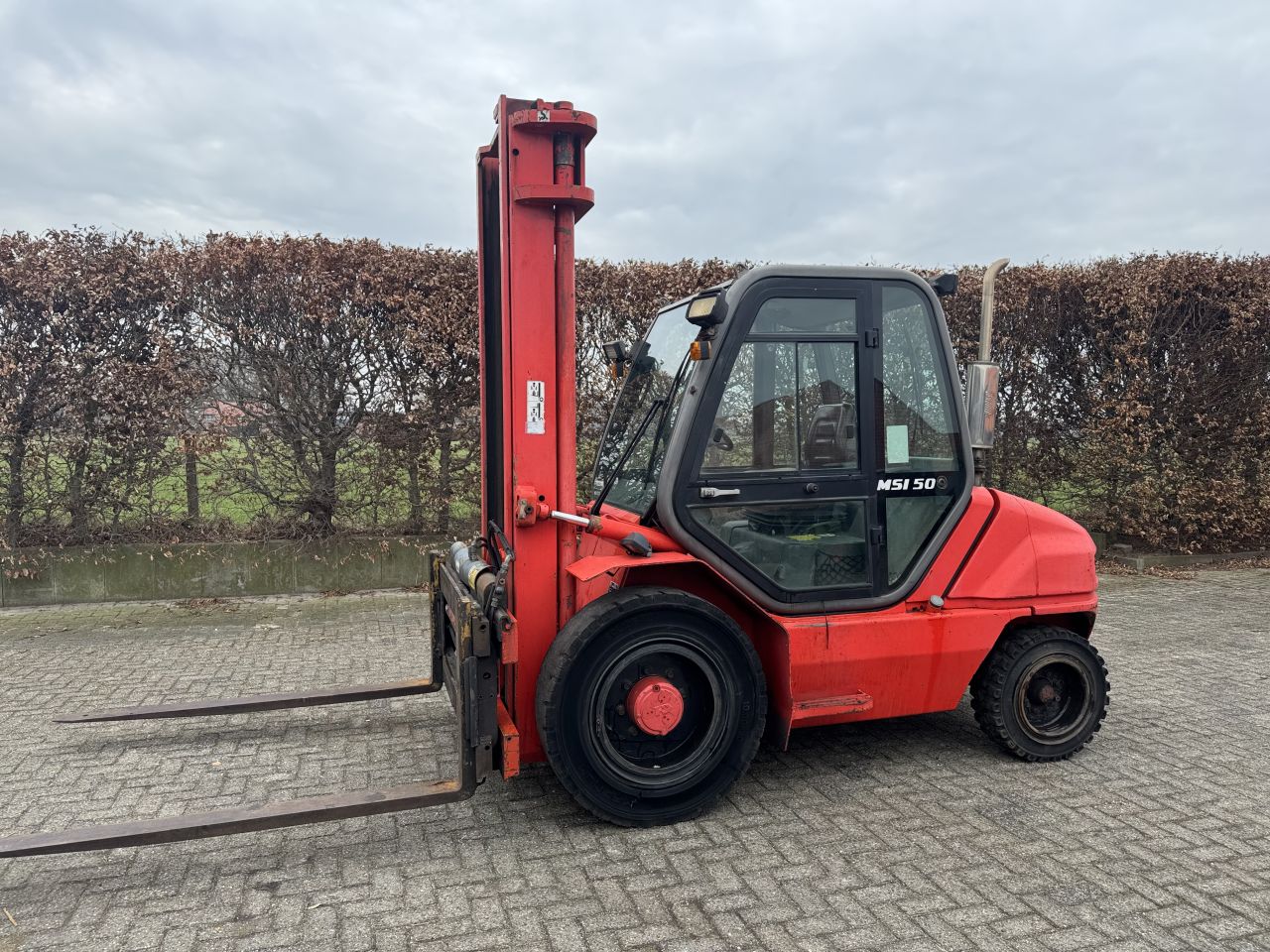 Manitou MSI 50 , 5 tons semi ruwterrein heftruck !!