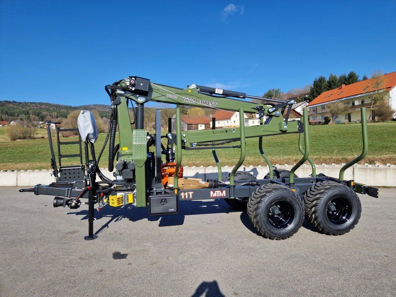 MTM 11T Rückewagen 8,10m Kran Kranwinde Eigenölversorgung Hydr. Vorg