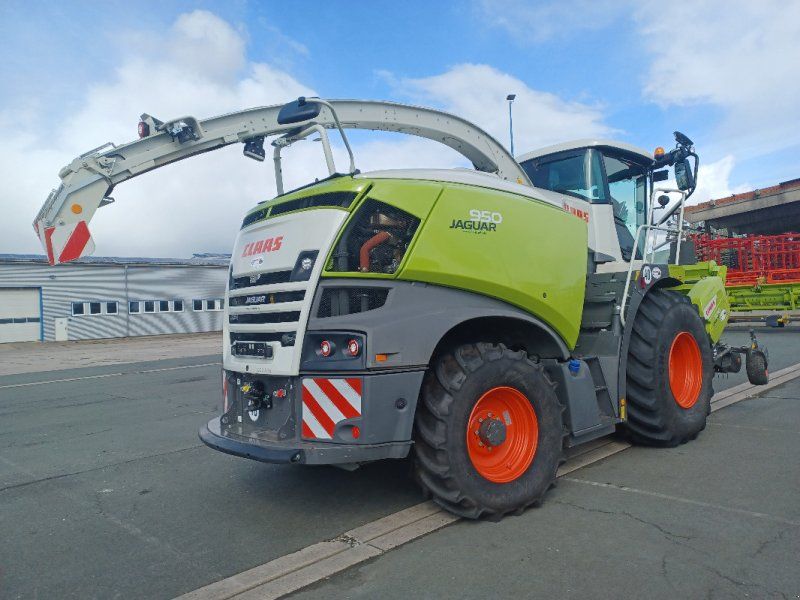 Claas Jaguar 950 + PU + Orbis 750 T