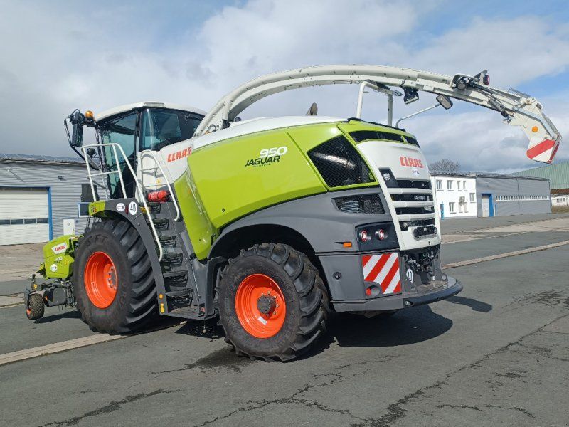 Claas Jaguar 950 + PU + Orbis 750 T