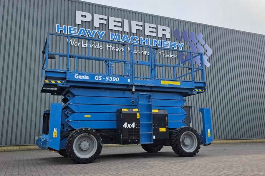 Genie GS5390 Diesel, 4x4 Drive, 18.15m Working Height, 6