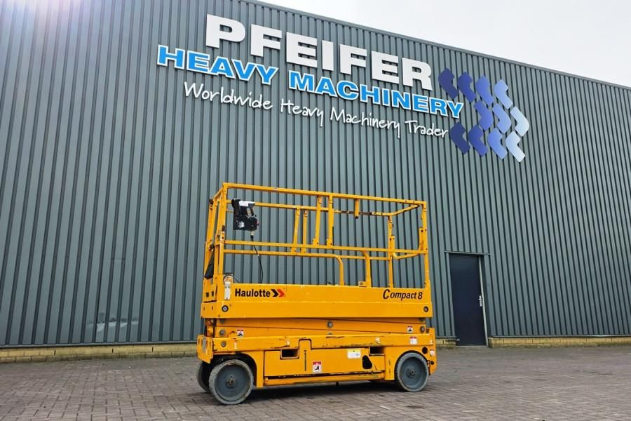 Haulotte Compact 8 Electric, 8.2m Working Height, 350kg Cap
