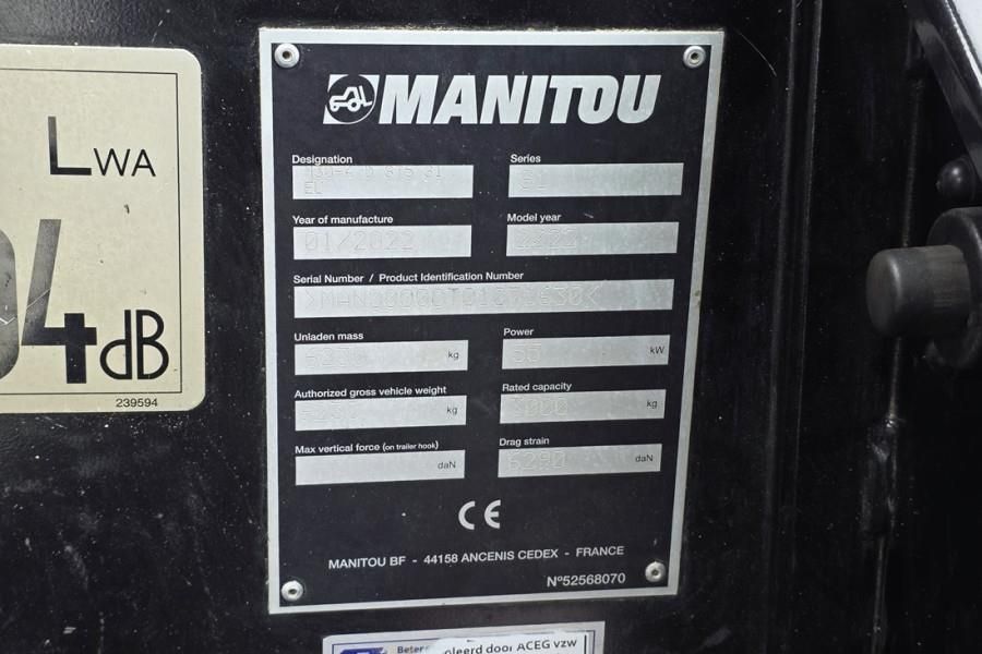 Manitou M30-4 D ST5 S1 EU Diesel, 4x4 Drive, 3t Capacity,