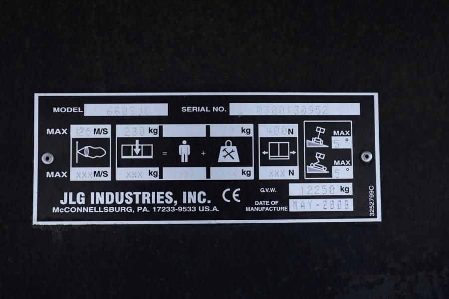 JLG 660SJC Diesel, Steel Tracks, 20m Working Height, 1