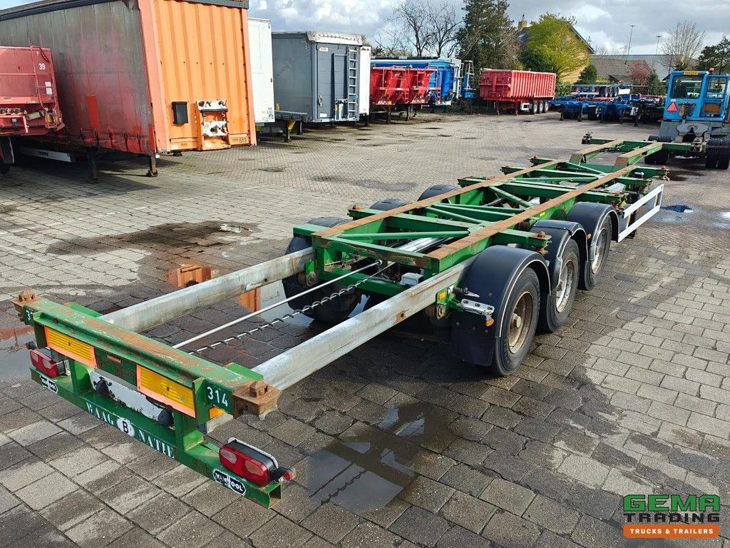 Van Hool 3B0071 - ADR AT - Heckschieber - Liftachse - Alle Containertypen - 3-achsiger BPW-Trommelanhänger - TÜV bis 08/2026