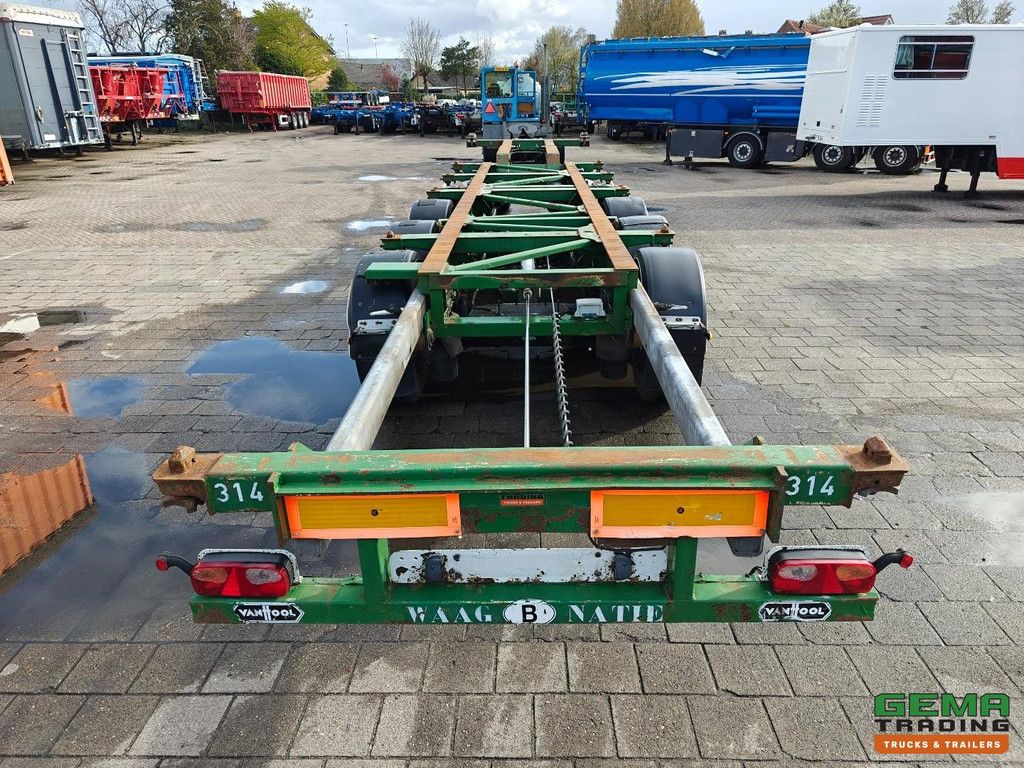 Van Hool 3B0071 - ADR AT - Heckschieber - Liftachse - Alle Containertypen - 3-achsiger BPW-Trommelanhänger - TÜV bis 08/2026