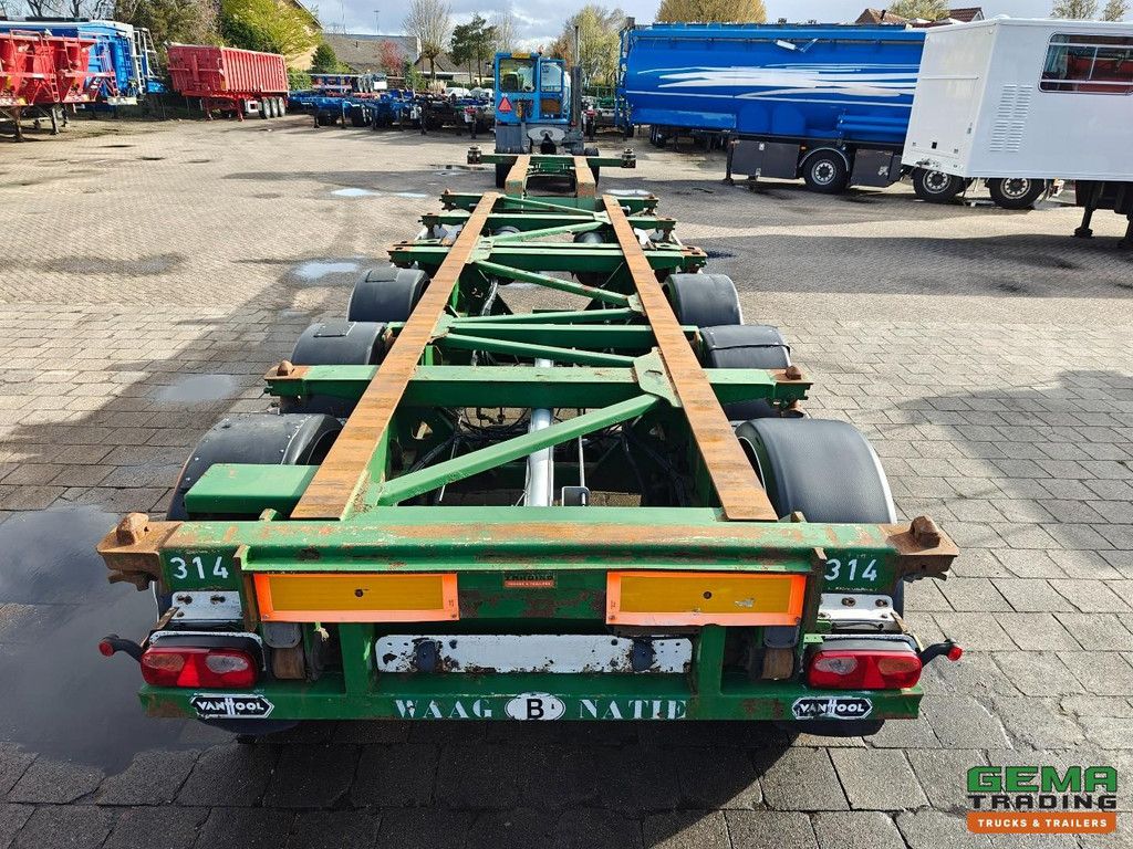 Van Hool 3B0071 - ADR AT - Heckschieber - Liftachse - Alle Containertypen - 3-achsiger BPW-Trommelanhänger - TÜV bis 08/2026