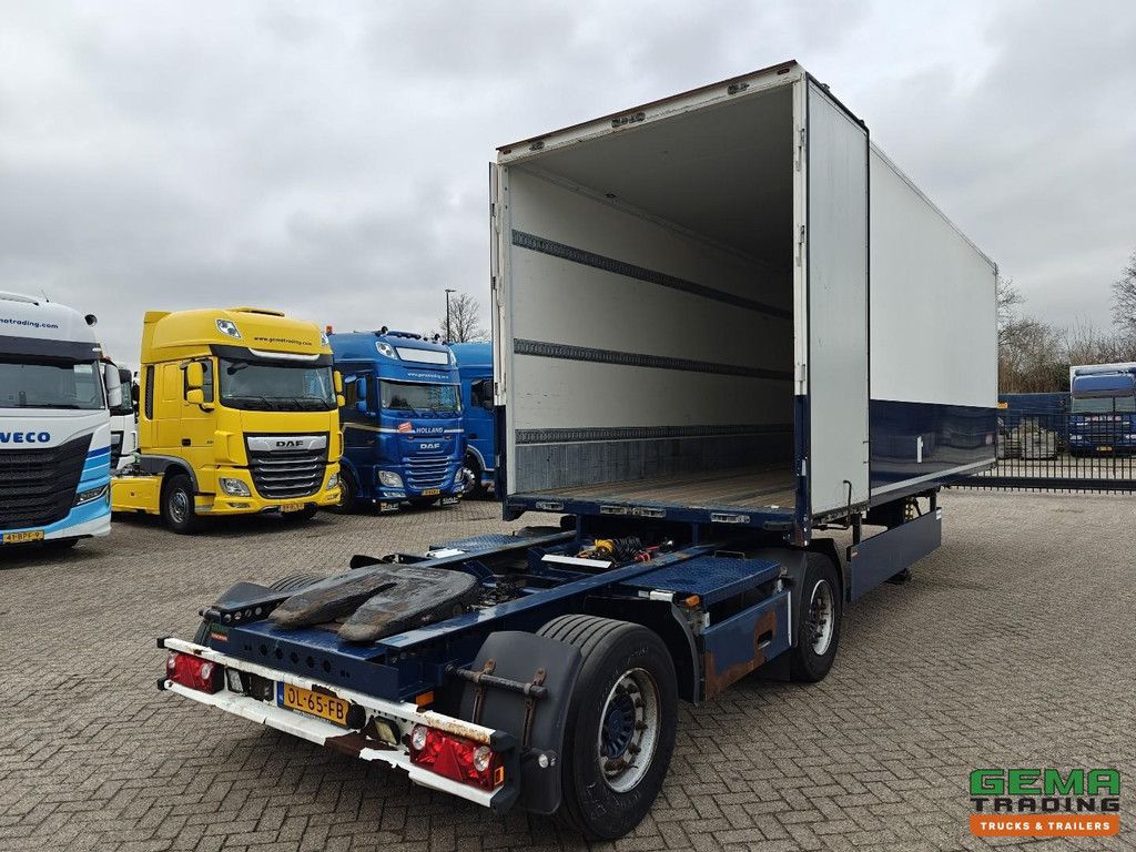 Tracon Trailers TB1218 LZV Combi - MEGA - Geschlossener Aufbau 8.2 + 8.2 - Lenkachsen - HH-Boden - LZV-Dolly - Pneumatisch betätigte Schiebeschaufel