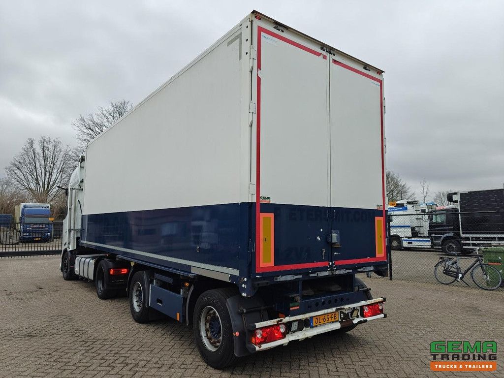 Tracon Trailers TB1218 LZV Combi - MEGA - Geschlossener Aufbau 8.2 + 8.2 - Lenkachsen - HH-Boden - LZV-Dolly - Pneumatisch betätigte Schiebeschaufel