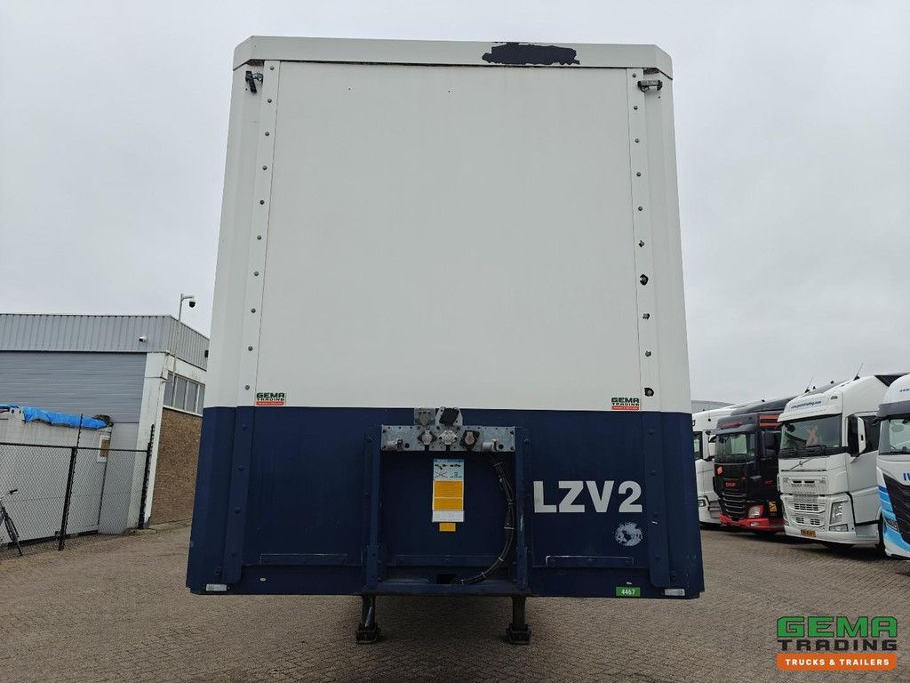 Tracon Trailers TB1218 LZV Combi - MEGA - Geschlossener Aufbau 8.2 + 8.2 - Lenkachsen - HH-Boden - LZV-Dolly - Pneumatisch betätigte Schiebeschaufel