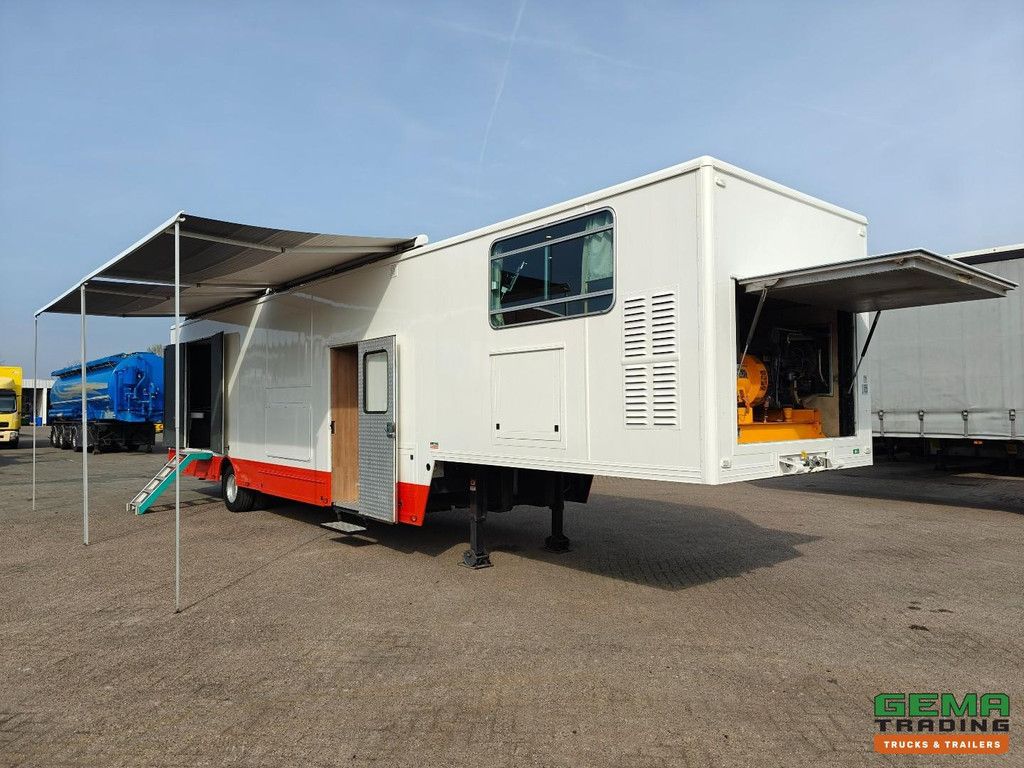 Pacton 11 T-S 1-achsiger BPW-Anhänger – Wohnmobil/Camper/Motorsportanhänger – Klimaanlage – Generator – Toilette – Werkstatt – Solaranlage – frisch lackiert