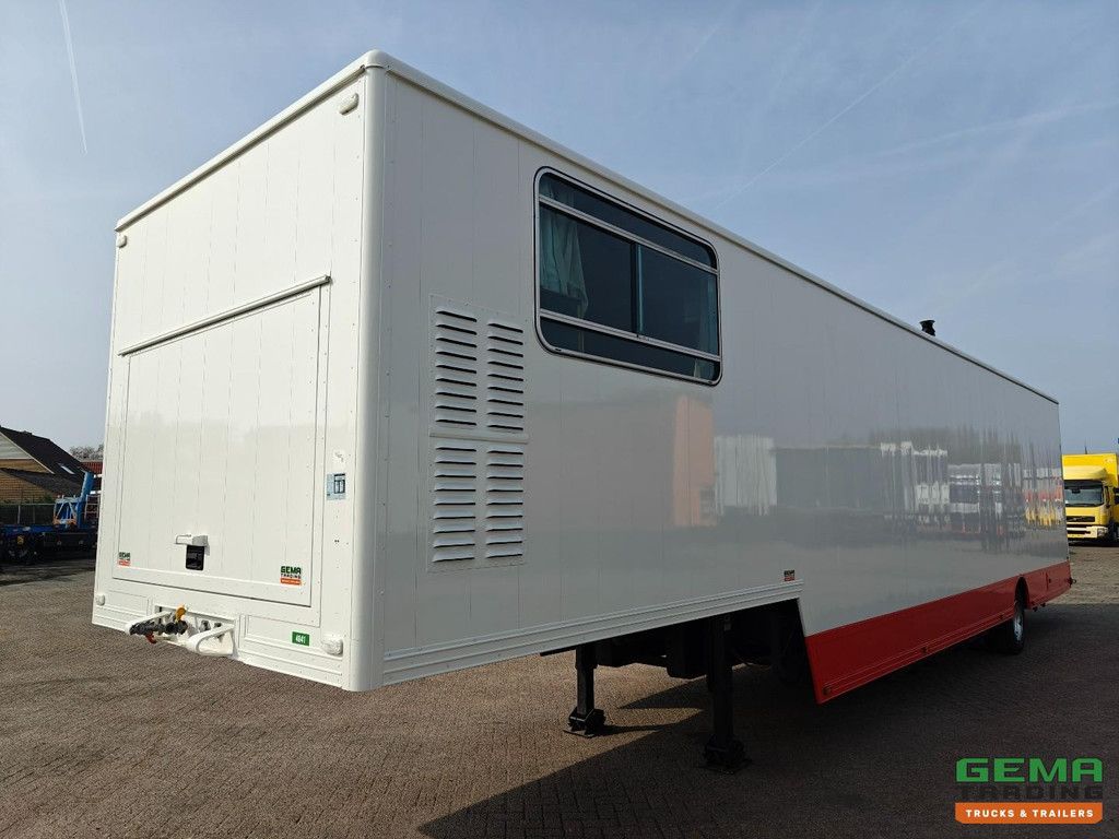 Pacton 11 T-S 1-achsiger BPW-Anhänger – Wohnmobil/Camper/Motorsportanhänger – Klimaanlage – Generator – Toilette – Werkstatt – Solaranlage – frisch lackiert