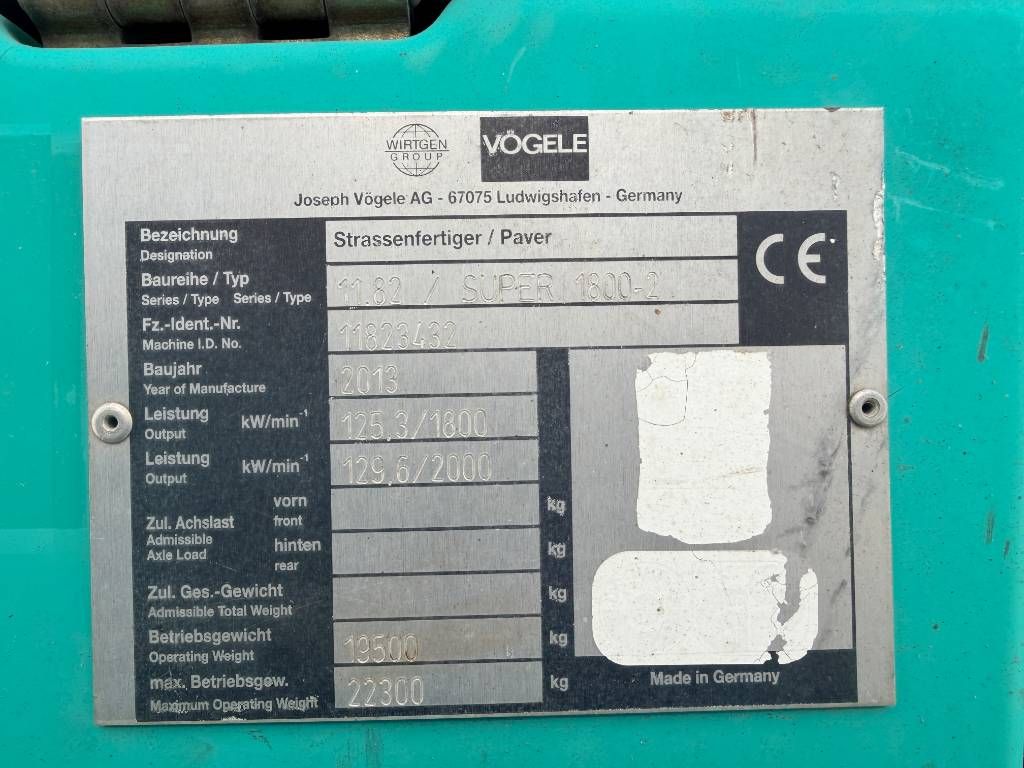 Vögele SUPER 1800-2