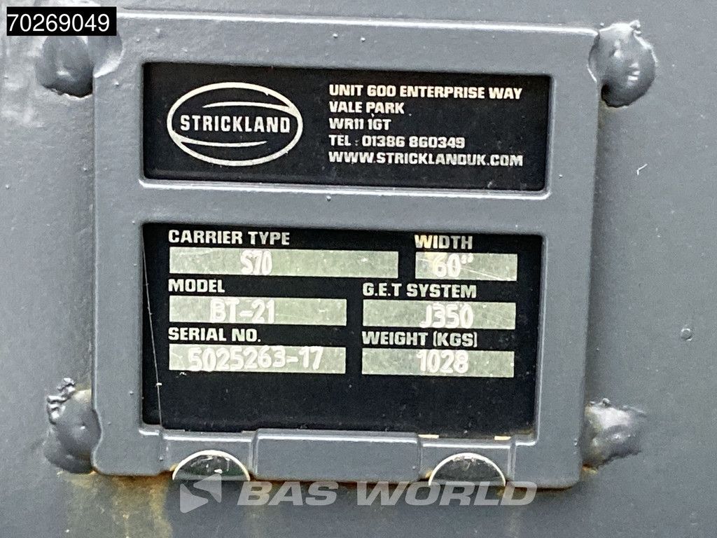 Strickland S70 1.2 M3 - 1.5M WIDE