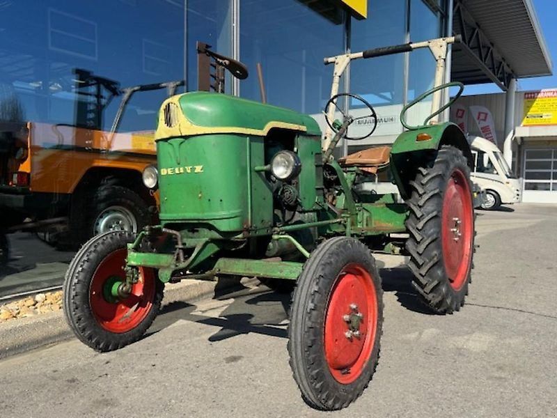 Deutz D 15 Schlepper  Oldtimer H-Kennz. Seitenmähwerk