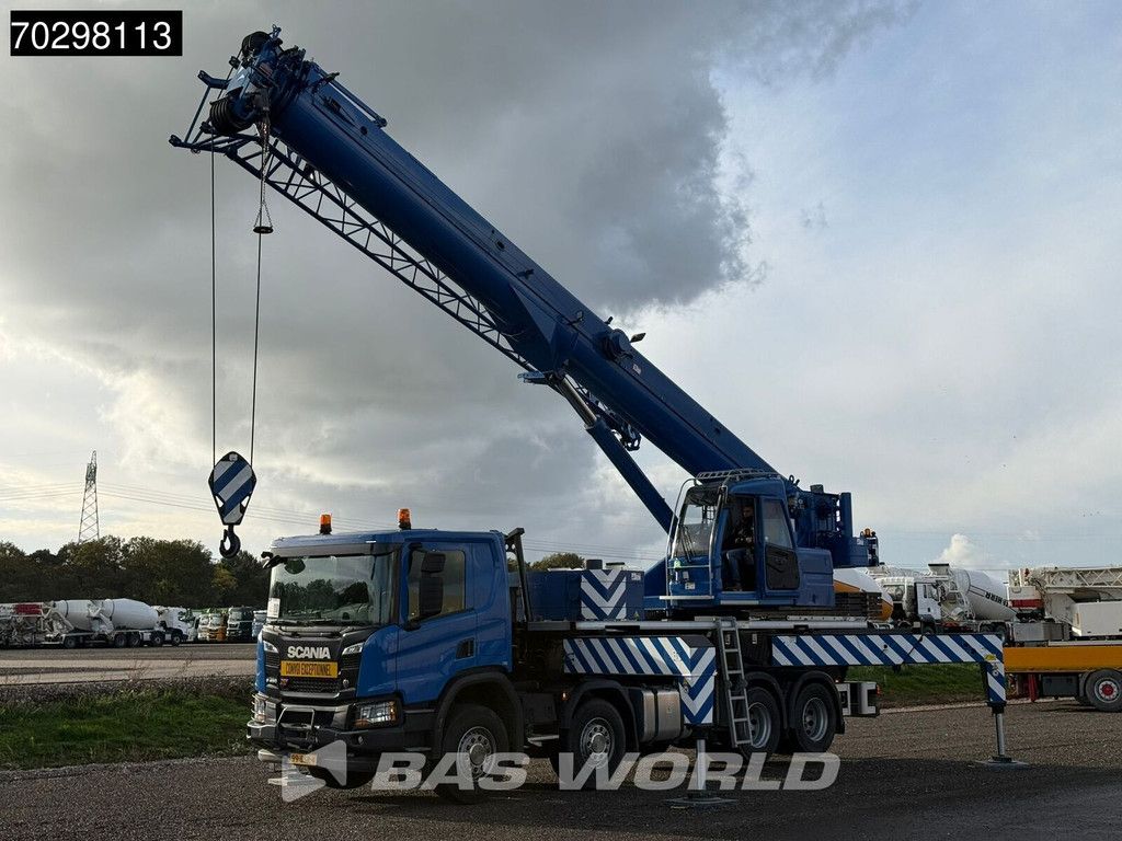 Scania P P450 8X4 Palfinger/SANY SPC500E Telescopic Crane Retarder Navi Automatic euro 6