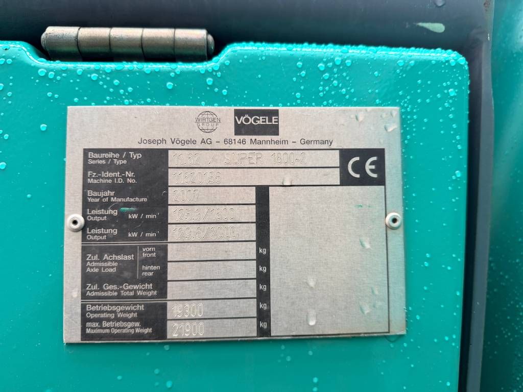 Vögele SUPER 1800-2