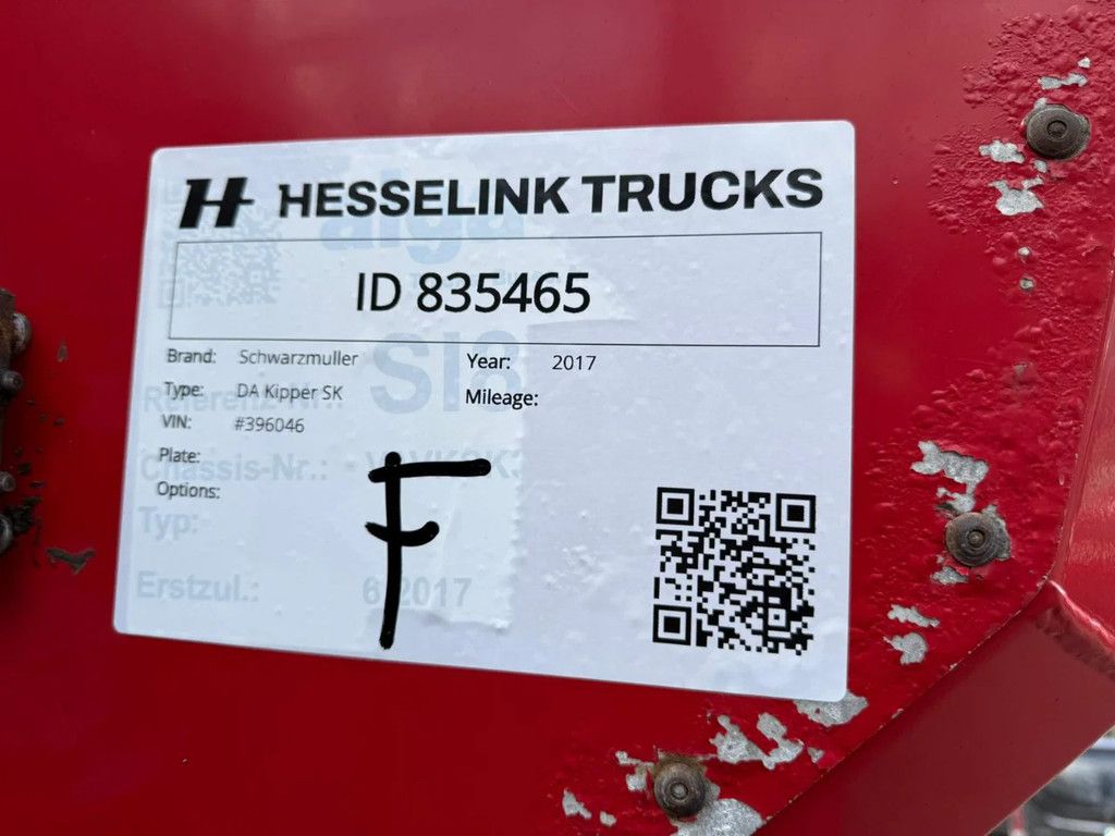 Schwarzmüller 28m3 Hardox Stahl Thermo/Geisoleerde Liftas Alcoa