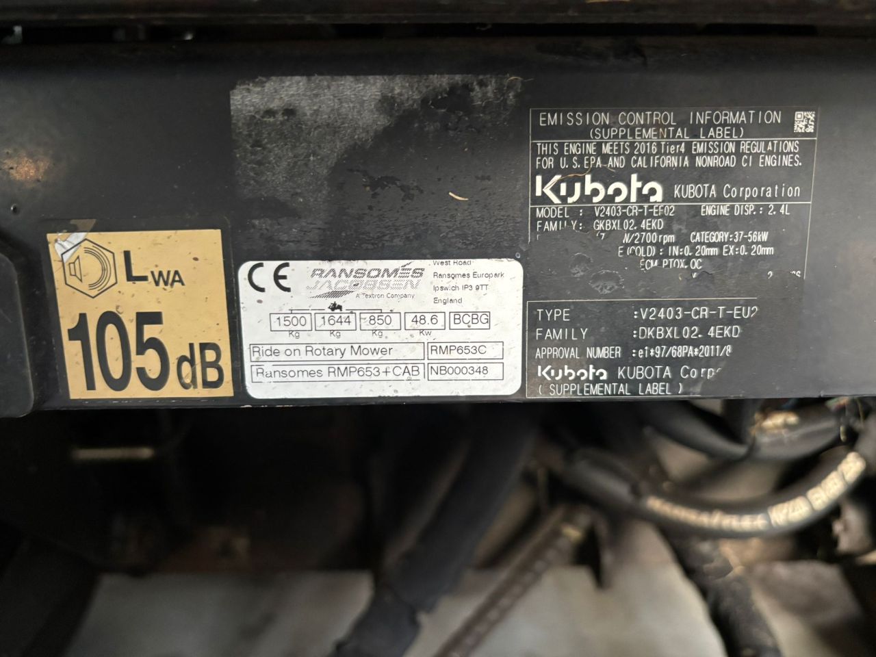 Ransomes MP 653 cirkelmaaier stage V