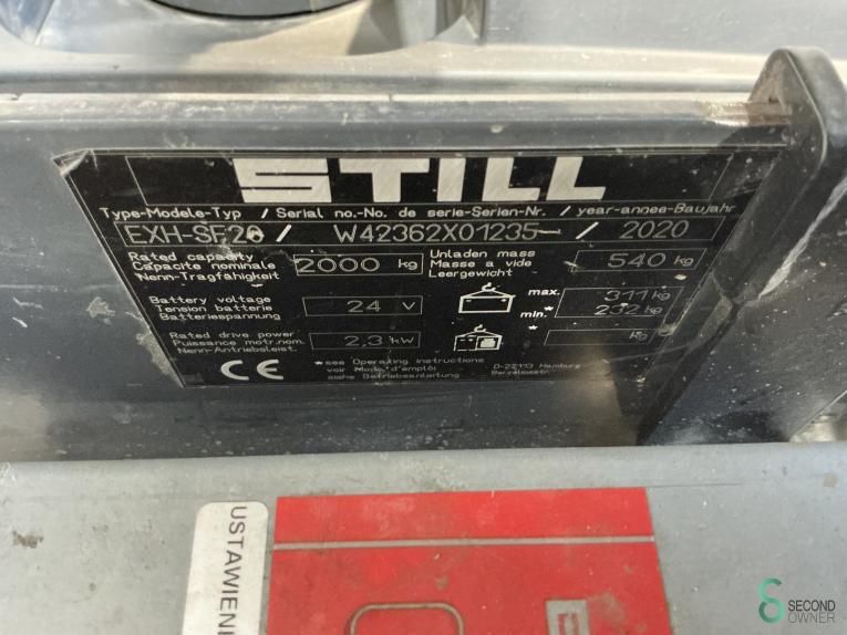 Hubwagen Elektrisch Still EXH-SF20 2020
