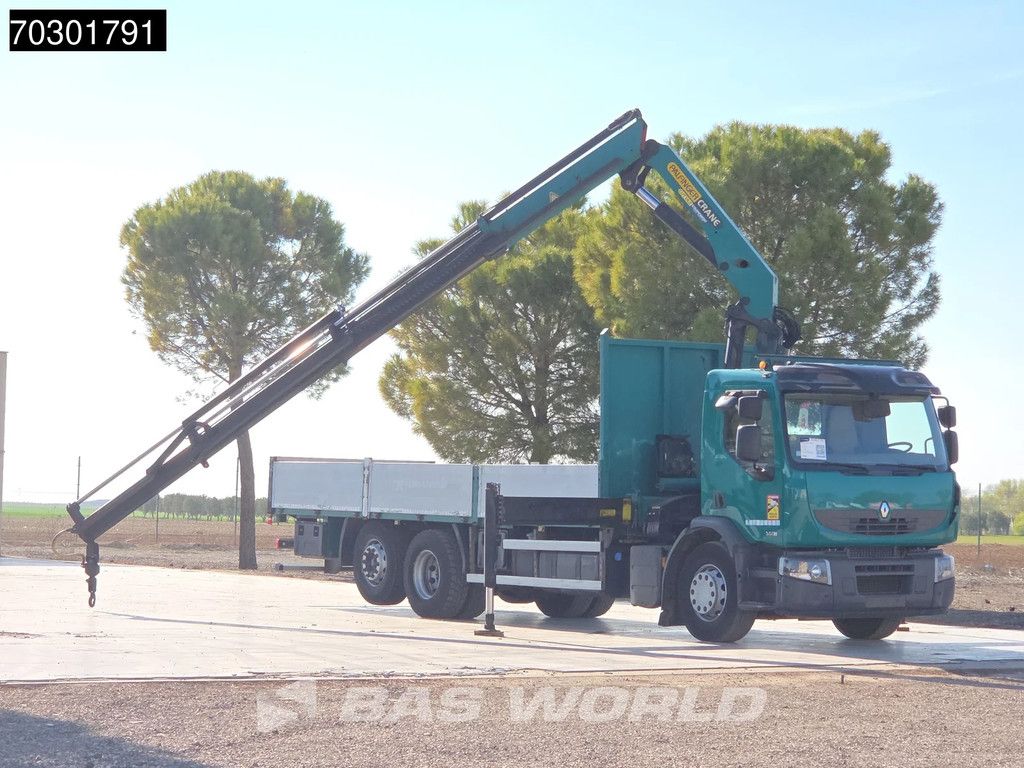 Renault Premium 380 6X2 Grúa Palfinger PK20002 + Eje Elevable y Direccional + Suspensión Neumática Euro 5