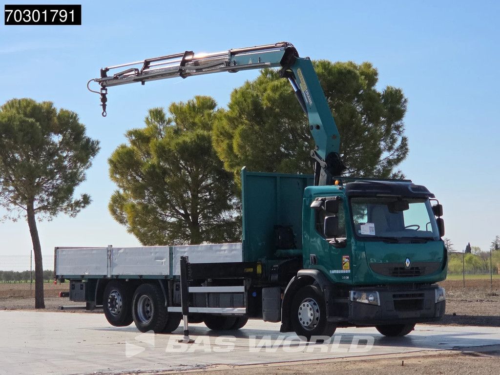 Renault Premium 380 6X2 Grúa Palfinger PK20002 + Eje Elevable y Direccional + Suspensión Neumática Euro 5
