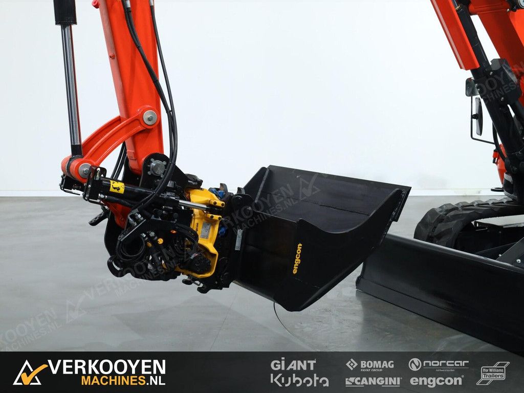 2026 Kubota KX085-5 2PC + Engcon EC209 S45 ADV1314