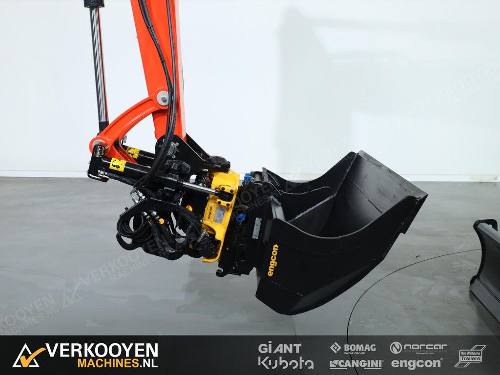 2026 Kubota KX085-5 2PC + Engcon EC209 S45 ADV1314