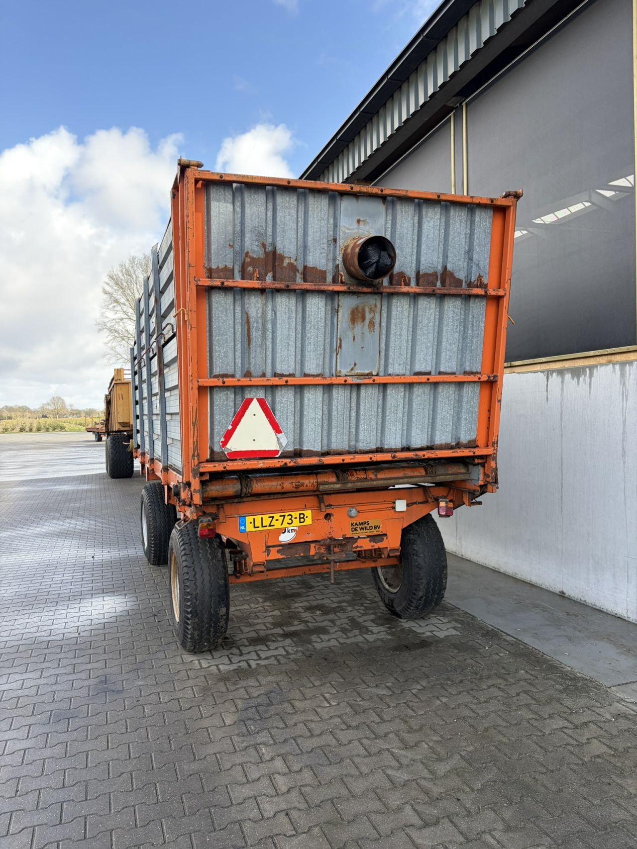 Kaweco silagewagen 8 ton schamelwagen