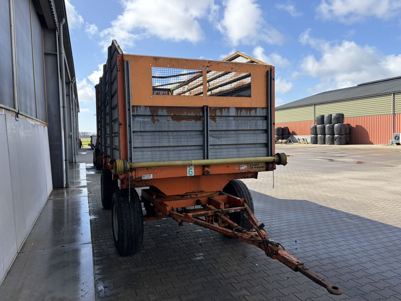 Kaweco silagewagen 8 ton schamelwagen