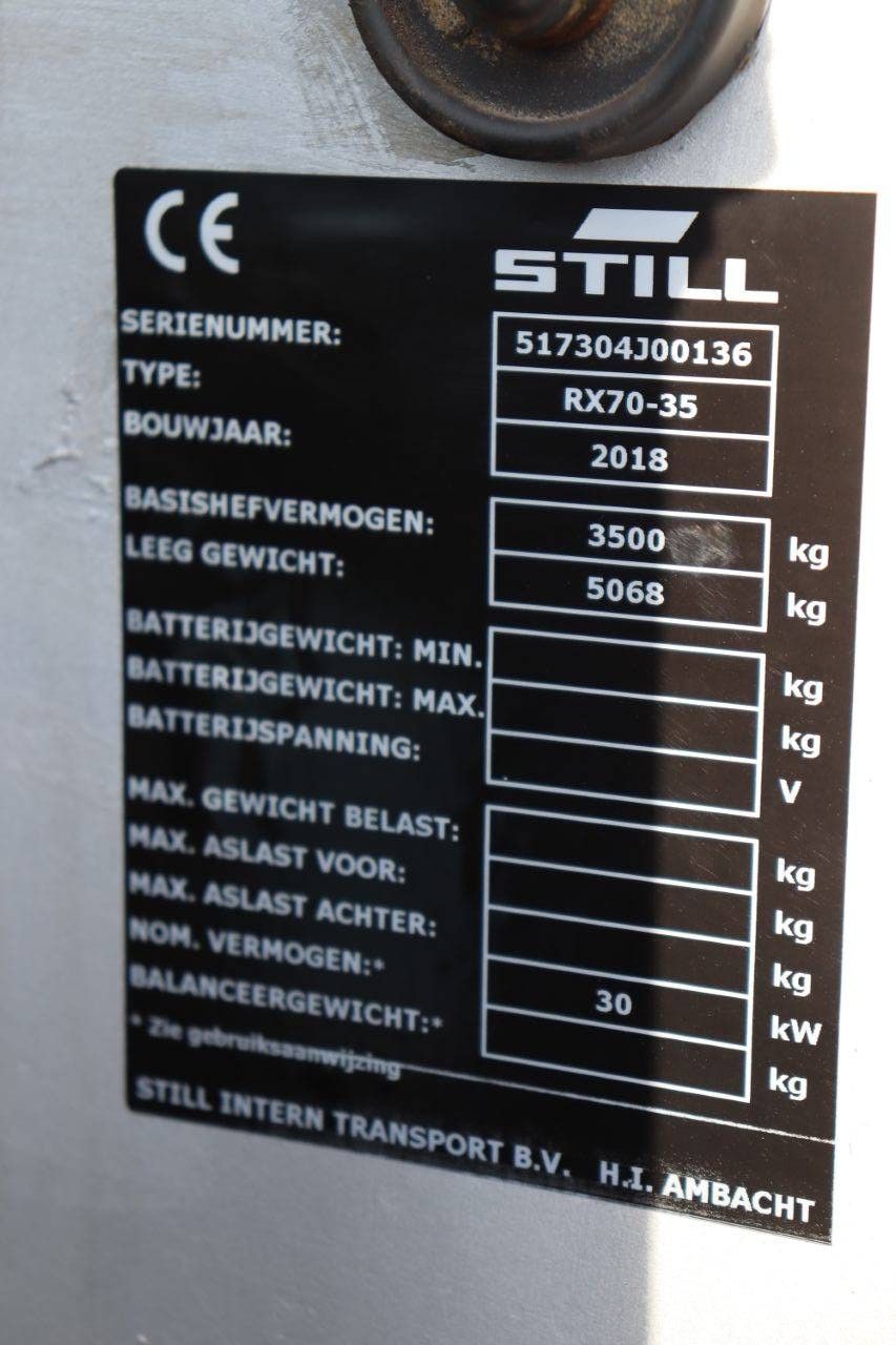 Gabelstapler Still RX70-35 Diesel 3500kg 5,19m 2018