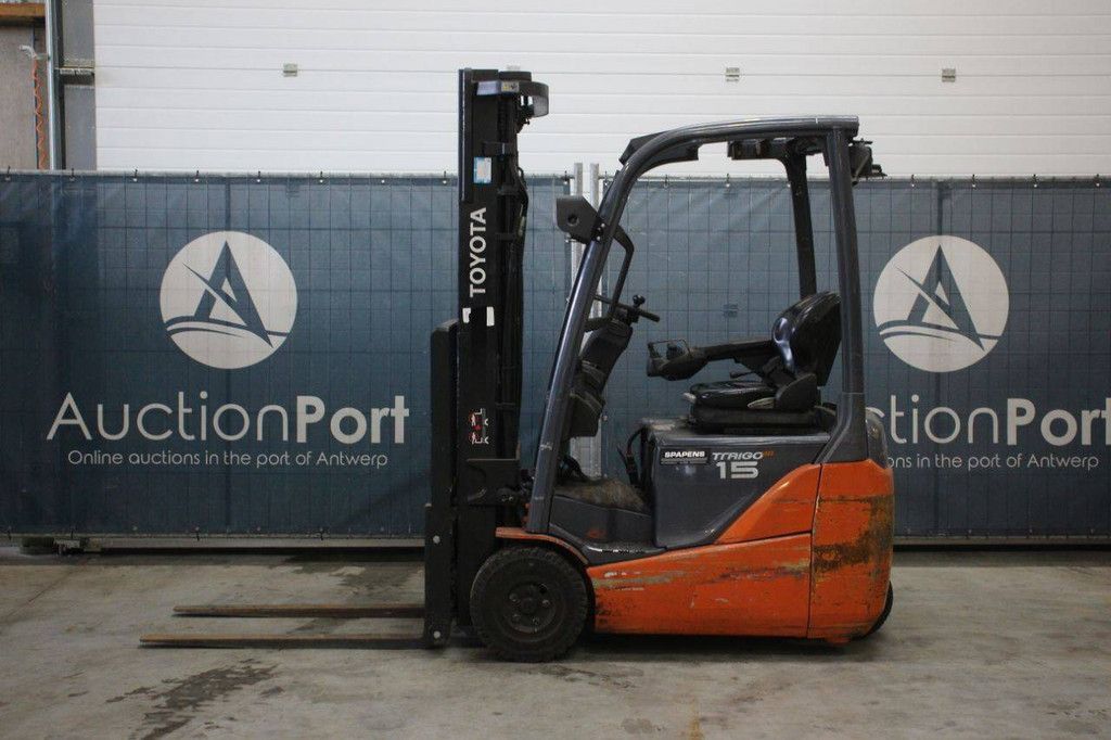 Toyota 8FBET15 Electric Forklift 1500kg 5.0m 2014