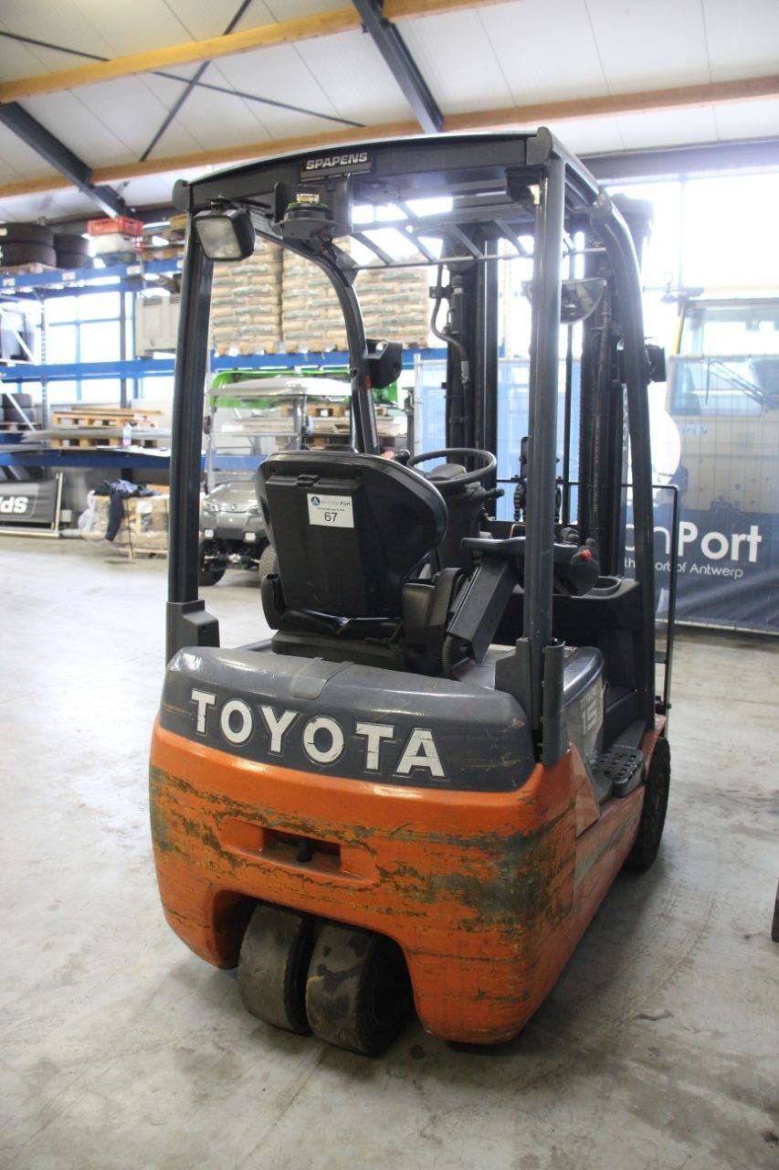 Toyota 8FBET15 Electric Forklift 1500kg 5.0m 2014