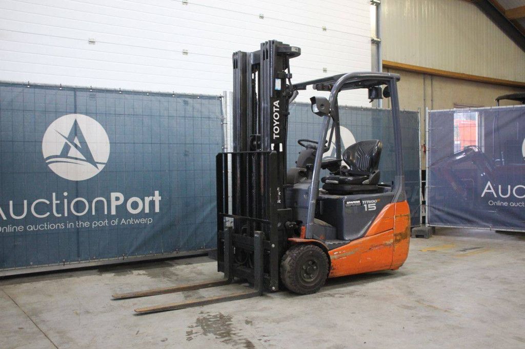Toyota 8FBET15 Electric Forklift 1500kg 5.0m 2014
