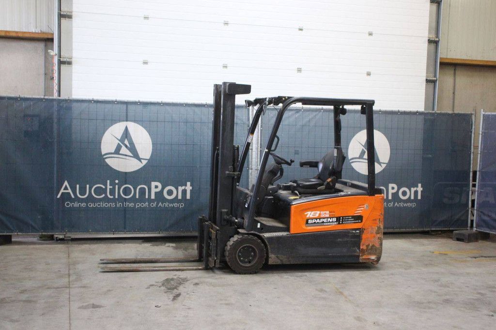 Heftruck Doosan B18TL-7 Elektrisch 1800kg 3.3m 2014