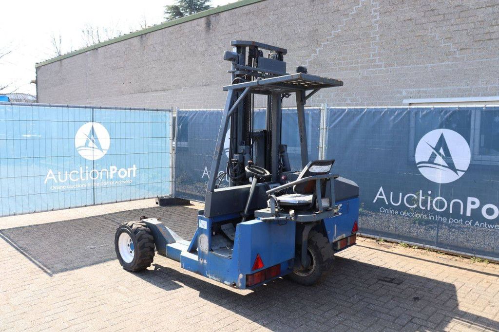 Schubmaststapler mit Fahrerkabine RE4-25-1200-0800, elektrisch, 1150 kg, Baujahr 1998