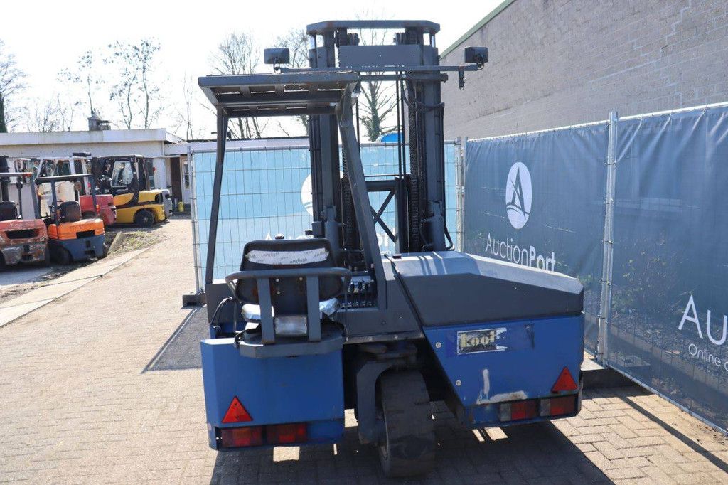 Schubmaststapler mit Fahrerkabine RE4-25-1200-0800, elektrisch, 1150 kg, Baujahr 1998