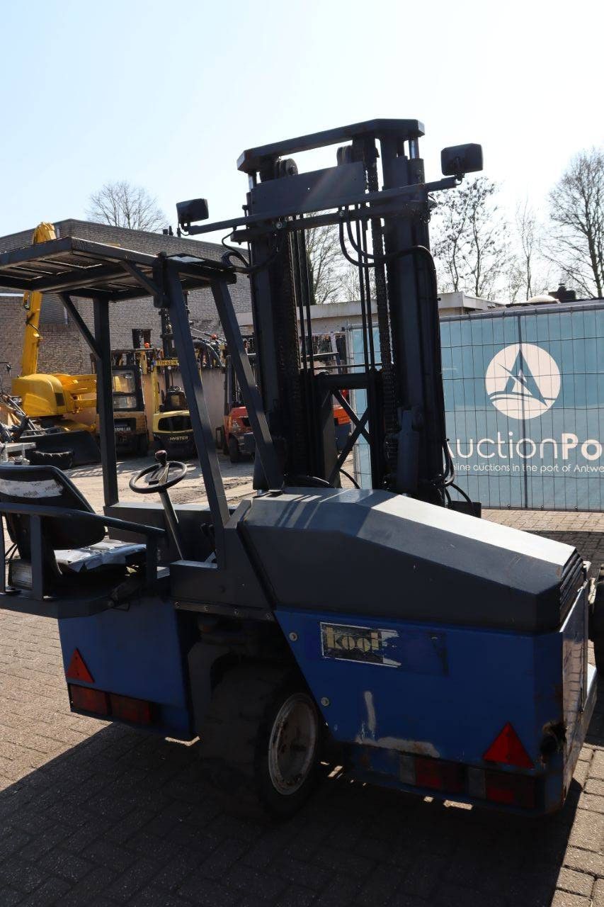 Schubmaststapler mit Fahrerkabine RE4-25-1200-0800, elektrisch, 1150 kg, Baujahr 1998