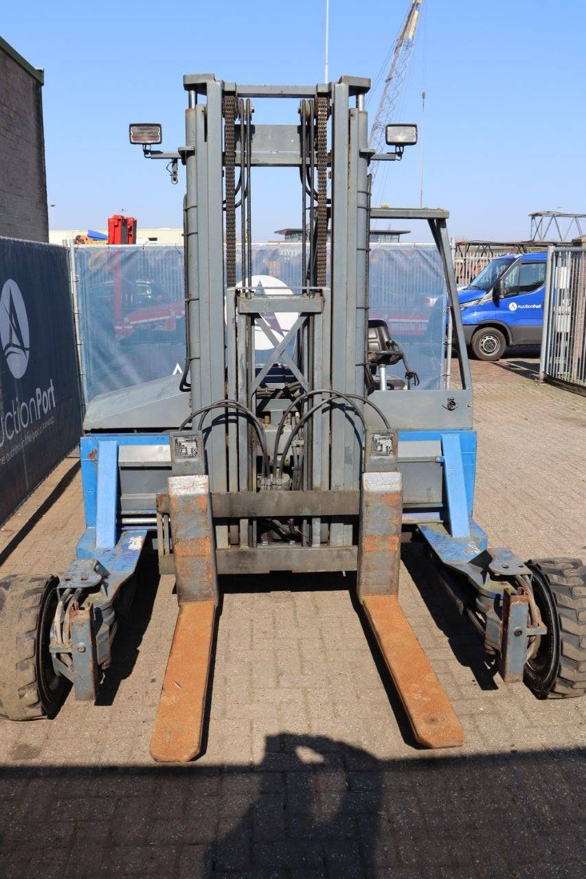 Schubmaststapler mit Fahrerkabine RE4-25-1200-0800, elektrisch, 1150 kg, Baujahr 1998