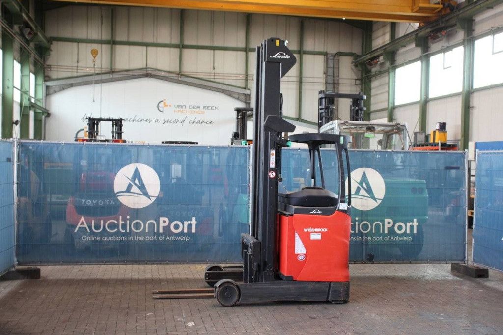 Linde R14-01 Electric Reach Truck 1400kg 8.0m 2015