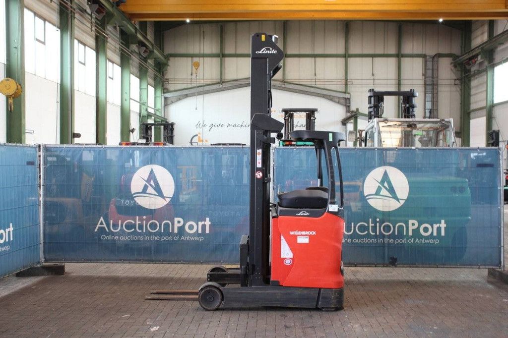 Linde R14-01 Electric Reach Truck 1400kg 8.0m 2015