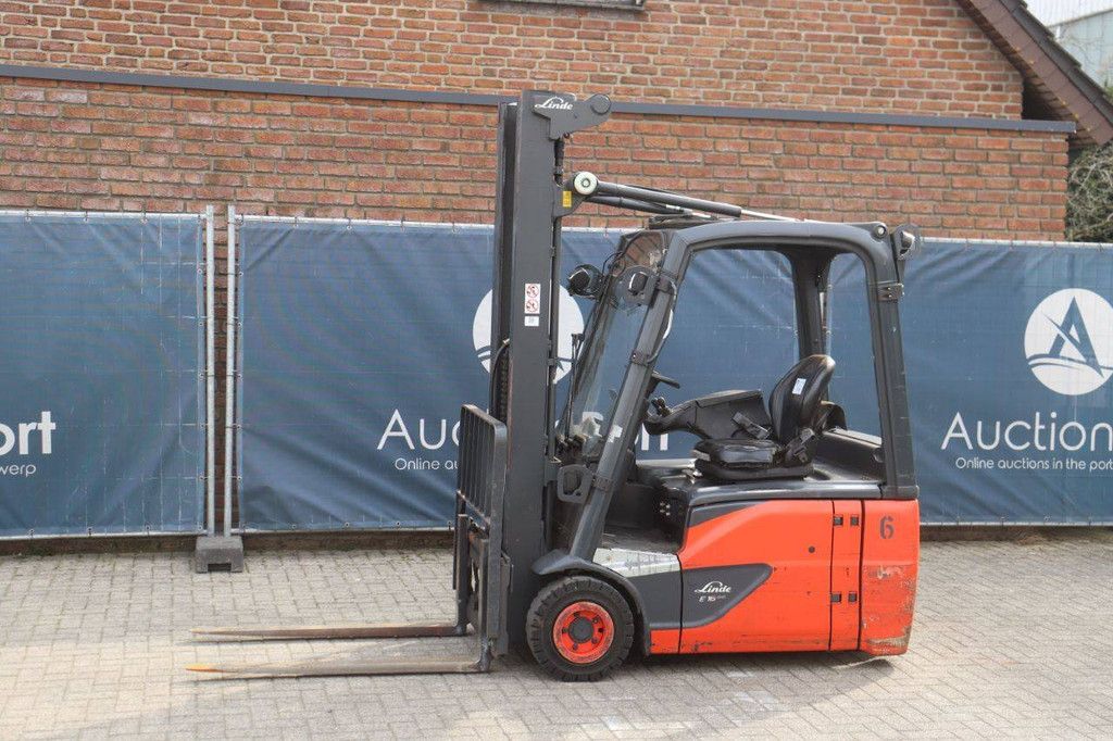 Linde E16-02 Electric Forklift 1600kg 2016