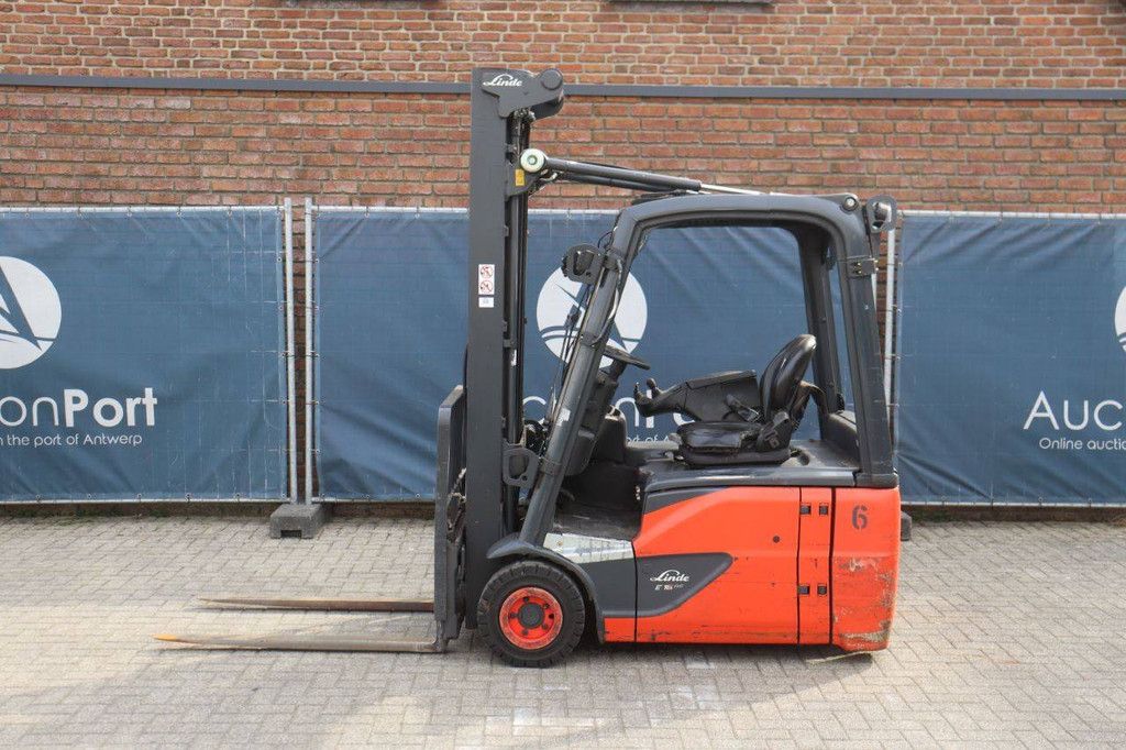 Linde E16-02 Electric Forklift 1600kg 2016