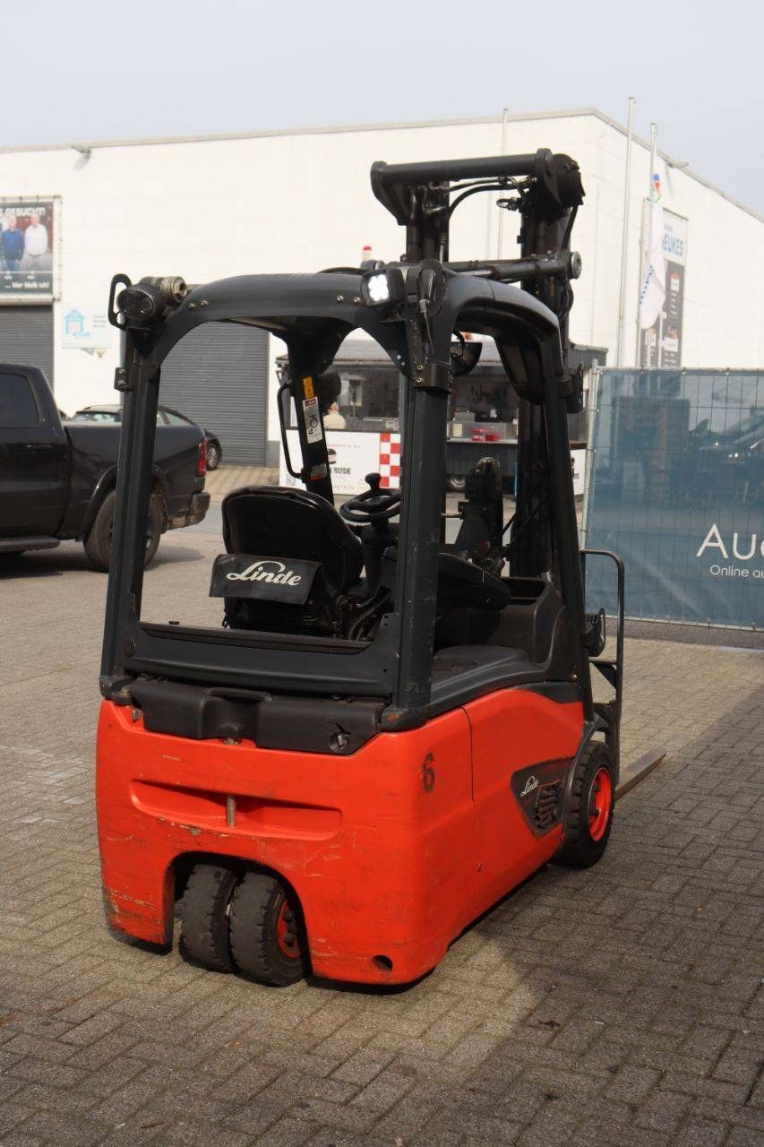 Linde E16-02 Electric Forklift 1600kg 2016