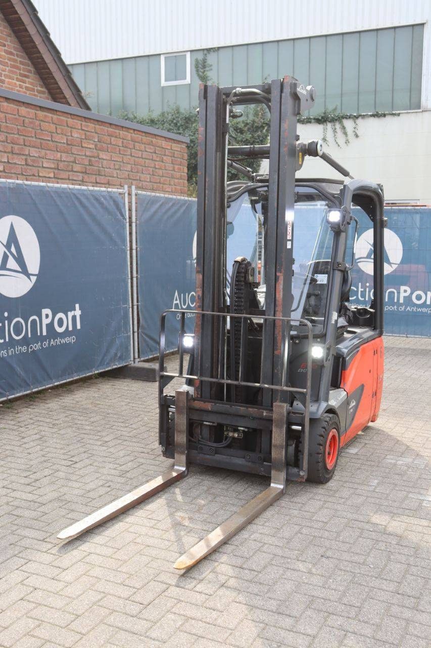 Linde E16-02 Electric Forklift 1600kg 2016