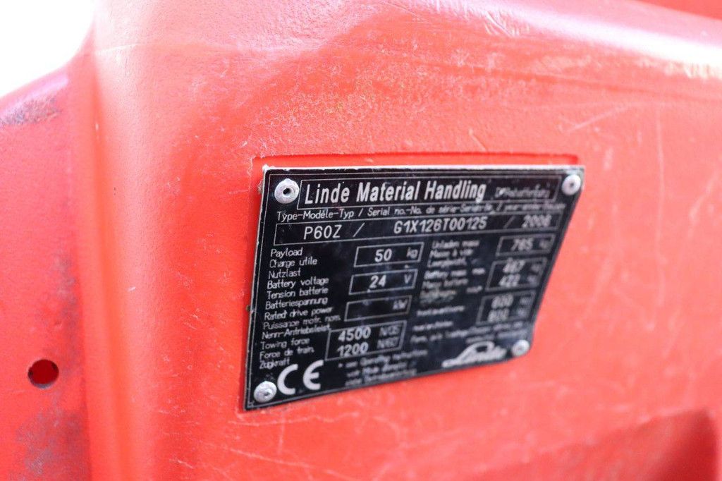 Elektrotraktor Linde P60Z 2008