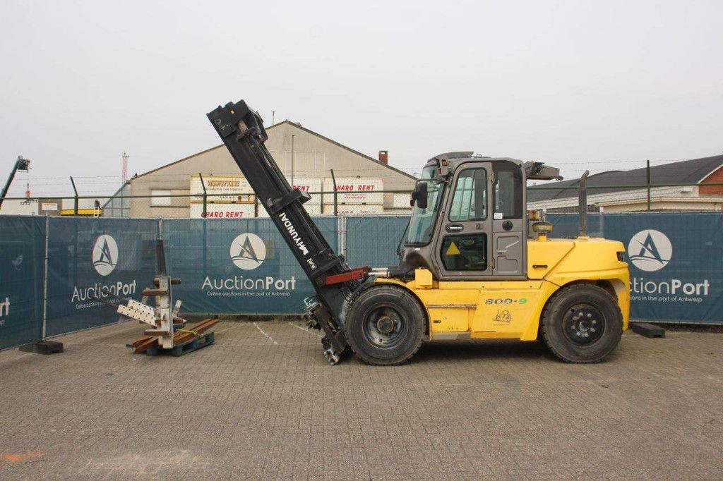 Hyundai 80D-9 Diesel-Gabelstapler 8000 kg 2016