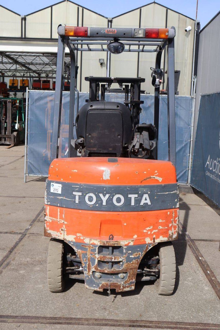 Toyota 7FBMF18 Elektrogabelstapler, 1800 kg, 4,3 m, Baujahr 2009