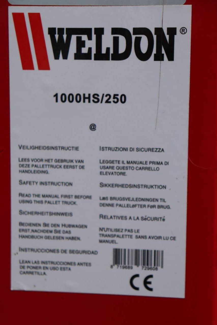 Stapler Weldon 1000HS/250 1000kg 2021