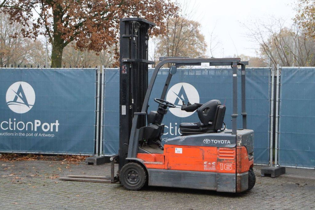 Gabelstapler Toyota 7FBEF16 Elektro 1600 kg 6,0 m 2008